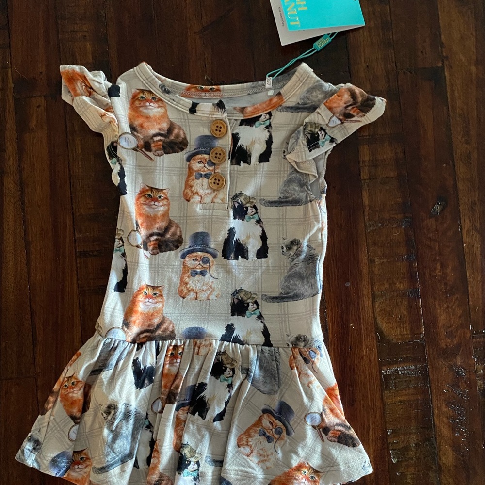 Posh Peanut Collyns Print Twirl Bodysuit